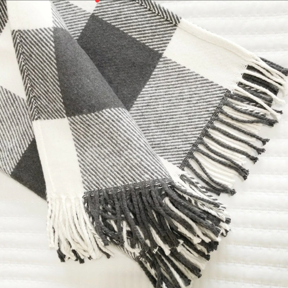 Texteis Penedo 50"x70" Bohemian Modern Fine Linen Throw Blanket Made Portugual - Picture 7 of 9